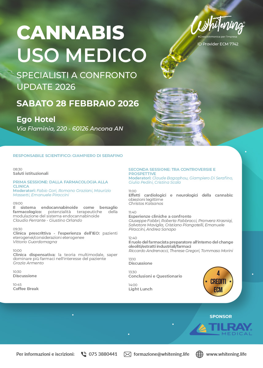 Cannabis uso medico: specialisti a confronto Update 2026